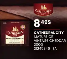 Fortinos CATHEDRAL CITY MATURE OR VINTAGE CHEDDAR offer