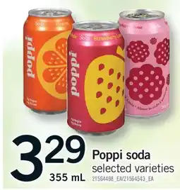 Fortinos POPPI SODA offer