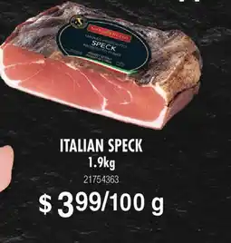 Fortinos ITALIAN SPECK offer