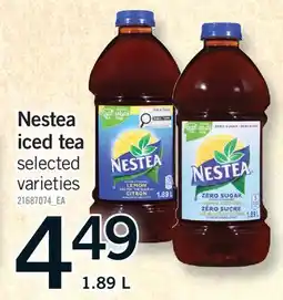 Fortinos NESTEA ICED TEA offer