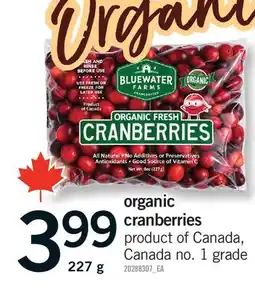 Fortinos ORGANIC CRANBERRIES offer