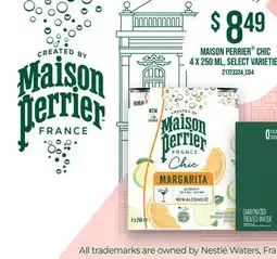 Fortinos MAISON PERRIER CHIC offer