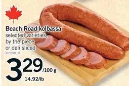 Fortinos BEACH ROAD KOLBASSA offer