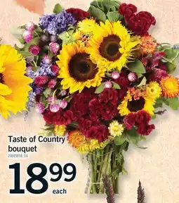Fortinos TASTE OF COUNTRY BOUQUET offer