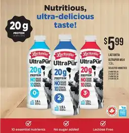 Fortinos LACTANTIA ULTRAPUR MILK offer