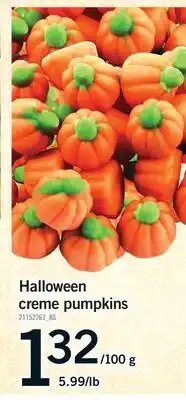 Fortinos HALLOWEEN CREME PUMPKINS offer