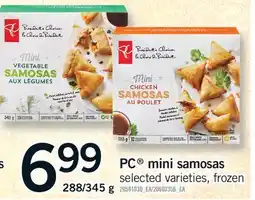 Fortinos PC MINI SAMOSAS, 288/345 G offer