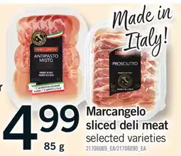 Fortinos MARCANGELO SLICED DELI MEAT offer