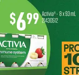 Fortinos ACTIVIA offer