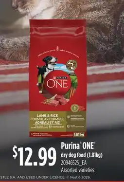 Fortinos PURINA ONE DRY DOG FOOD, (1.81KG) offer