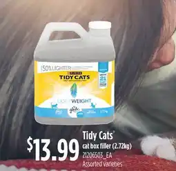 Fortinos TIDY CATS CAT BOX FILLER (2.72KG) offer