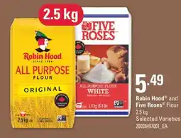 Fortinos ROBIN HOOD AND FIVE ROSES FLOUR offer