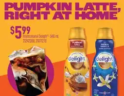 Fortinos INTERNATIONAL DELIGHT offer