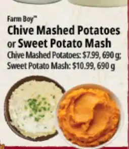 Farm Boy Farm Boy Chive Mashed Potatoes or Sweet Potato Mash offer