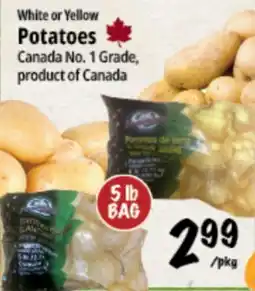 Farm Boy White or Yellow Potatoes offer