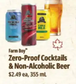 Farm Boy Farm Boy Zero-Proof Cocktails & Non-Alcoholic Beer offer