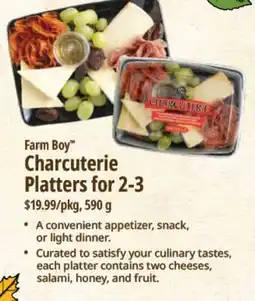 Farm Boy Farm Boy Charcuterie Platters for 2-3 offer