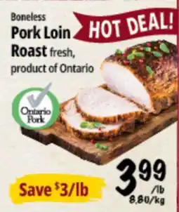 Farm Boy Boneless Pork Loin Roast offer