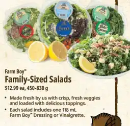 Farm Boy Farm Boy Family-Sized Salads offer