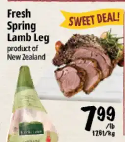 Farm Boy Fresh Spring Lamb Leg offer