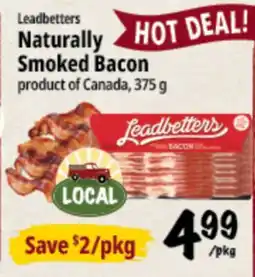 Farm Boy Leadbetters Naturally Smoked Bacon offer