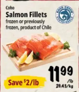 Farm Boy Coho Salmon Fillets offer