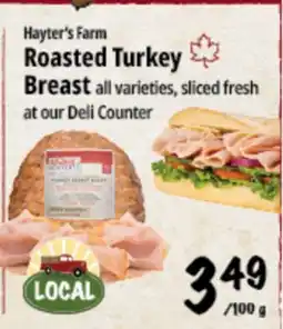 Farm Boy Hayter's Farm Roasted Turkey Breast offer