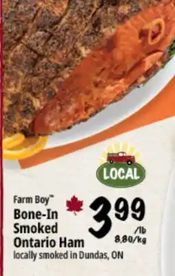 Farm Boy Farm Boy Bone-In Smoked Ontario Ham offer