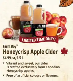 Farm Boy Farm Boy Honeycrisp Apple Cider offer