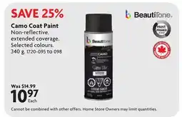 Home Hardware Camo Coat Paint offer