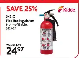 Home Hardware 5-B:C Fire Extinguisher offer