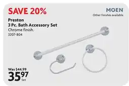 Home Hardware Preston 3 Pc. Bath Accessory Set offer