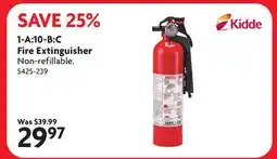 Home Hardware 1-A:10-B:C Fire Extinguisher offer