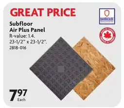Home Hardware Subfloor Air Plus Panel offer