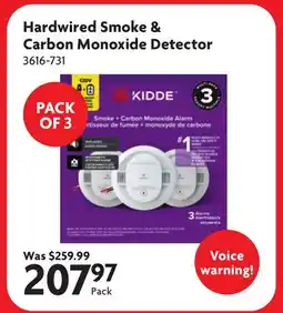 Home Hardware Hardwired Smoke & Carbon Monoxide Detector offer