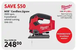 Home Hardware M18 Cordless Jigsaw offer
