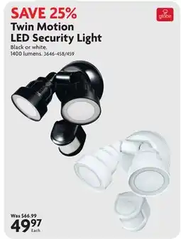 Home Hardware Twin Motion LED Security Light offer