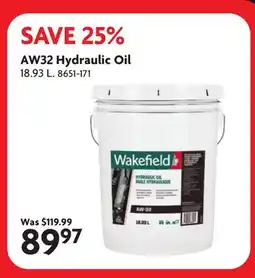 Home Hardware AW32 Hydraulic Oil offer