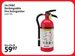 Home Hardware Fire Extinguisher offer