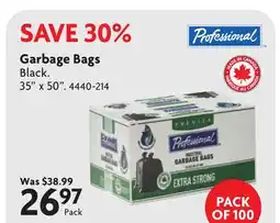 Home Hardware GARBAGE BAGS offer