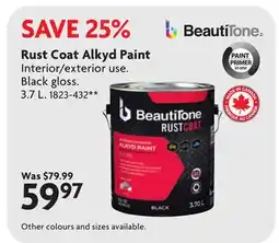 Home Hardware Rust Coat Alkyd Paint offer