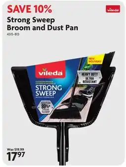 Home Hardware Strong Sweep Broom and Dust Pan offer