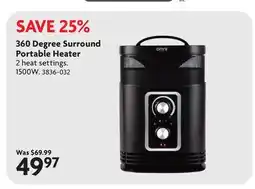 Home Hardware 360 Degree Surround Portable Heater offer