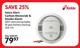 Home Hardware Voice Alert Carbon Monoxide & Smoke Alarm offer