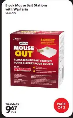 Home Hardware Block Mouse Bait Stations with Warfarin offer