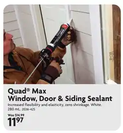 Home Hardware Quad Max Window, Door & Siding Sealant offer