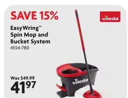 Home Hardware EasyWring Spin Mop and Bucket System offer