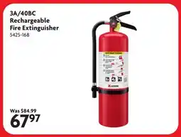 Home Hardware 3A/40BC Rechargeable Fire Extinguisher offer