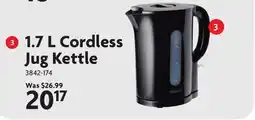 Home Hardware 1.7 L Cordless Jug Kettle offer