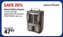 Home Hardware Metal Utility Heater offer